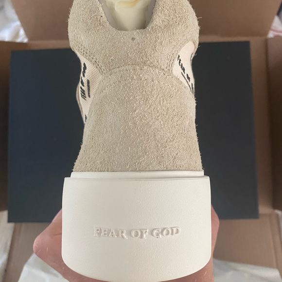 MENS Fear of God Skate Mid ‘Sand Cream’ - Picture 7 of 8